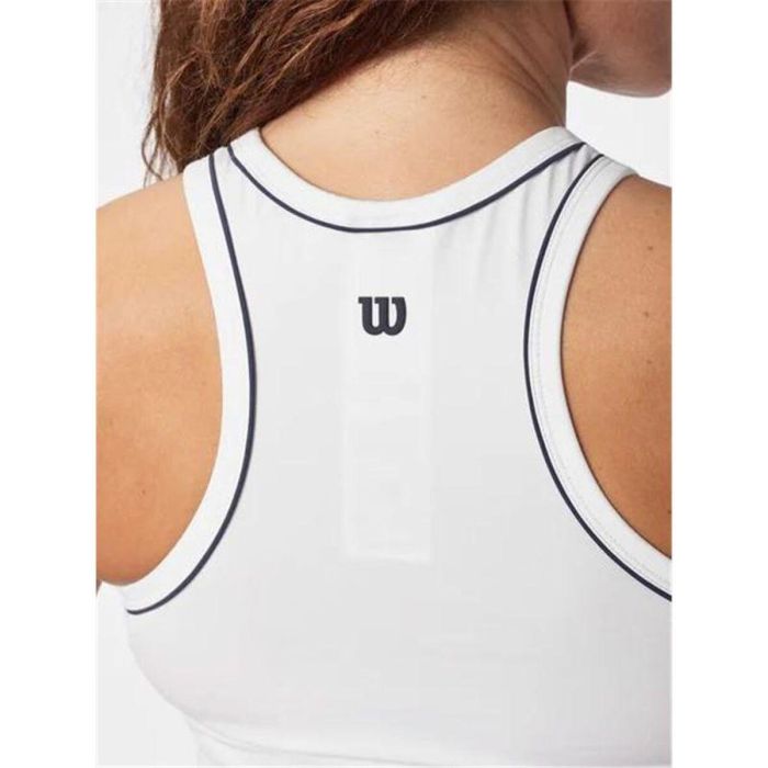 Camiseta para Mujer sin Mangas Wilson Team Tank Blanco Pádel XL 1
