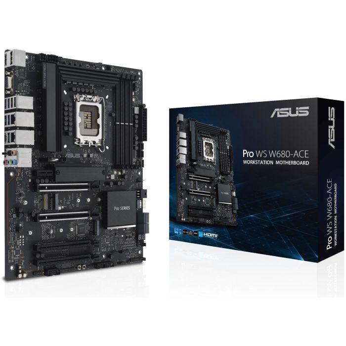 Asus PRO WS W680-ACE Placa Base ATX Intel W680 LGA 1700, Compatible con Intel Core i9/i7/i5, DDR5-SDRAM, 90MB1DZ0-M0EAY0 0 Asus PRO WS W680-ACE Placa Base ATX Intel W680 LGA 1700, Compatible con Intel Core i9/i7/i5, DDR5-SDRAM, 90MB1DZ0-M0EAY0 0