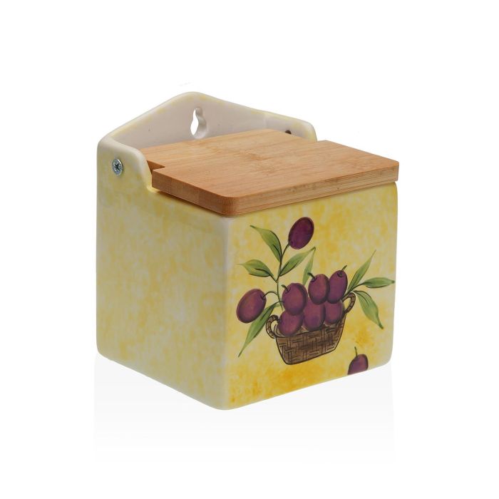 Salero Olivas Tapa Bambú Versa 10X12CM (2 Unidades) Salero Olivas Tapa Bambú Versa 10X12CM (2 Unidades)