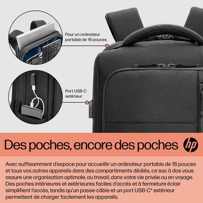 HP Renew Executive Mochila para Portátil 16 Pulgadas, Funcional y Versátil, Fabricada con Plásticos Reciclados 11