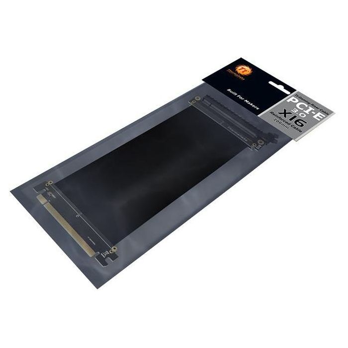 Thermaltake AC-053-CN1OTN-C1 Cable Extensor PCI Express 3.0 x16 Macho a Hembra 0.2m para Tarjeta de Video Negro 3