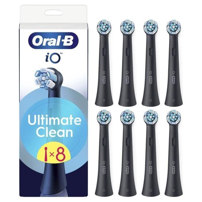 Oral-B ORA8700216778497 Recambios de cabezales de cepillo iO Ultimate Clean - Paquete de 8 - Negro Oral-B ORA8700216778497 Recambios de cabezales de cepillo iO Ultimate Clean - Paquete de 8 - Negro
