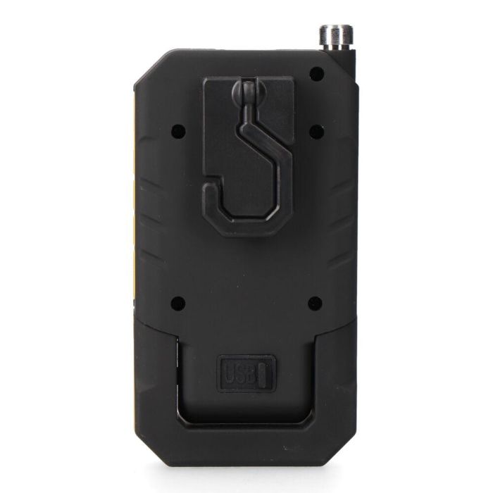 Edm Linterna LED XL Recargable con Imán Telescópico, Batería Litio, Dual LED 3W/5W, Gancho y Base Imantada, Amarillo/Negro 4 Edm Linterna LED XL Recargable con Imán Telescópico, Batería Litio, Dual LED 3W/5W, Gancho y Base Imantada, Amarillo/Negro 4