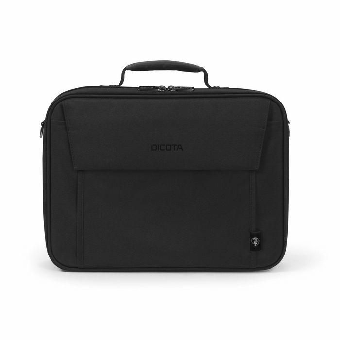 Dicota Eco Multi BASE Funda para Portátil 13-14.1" ECO, Reciclada PET, Protección Acolchada, para Maletín y Hombro, Negra 2