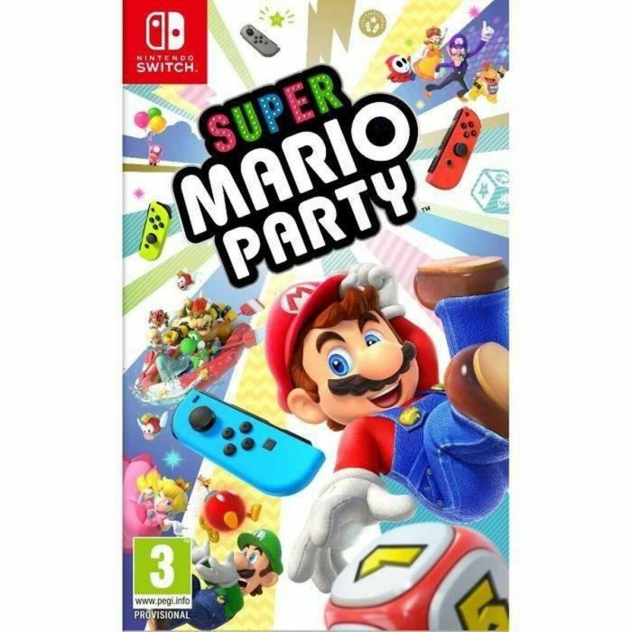 Nintendo Super Mario Party para Nintendo Switch - Juego de Mesa Mejorado con Dados de Personaje, Minijuegos Joy-Con y Modos Multijugador para toda la Familia