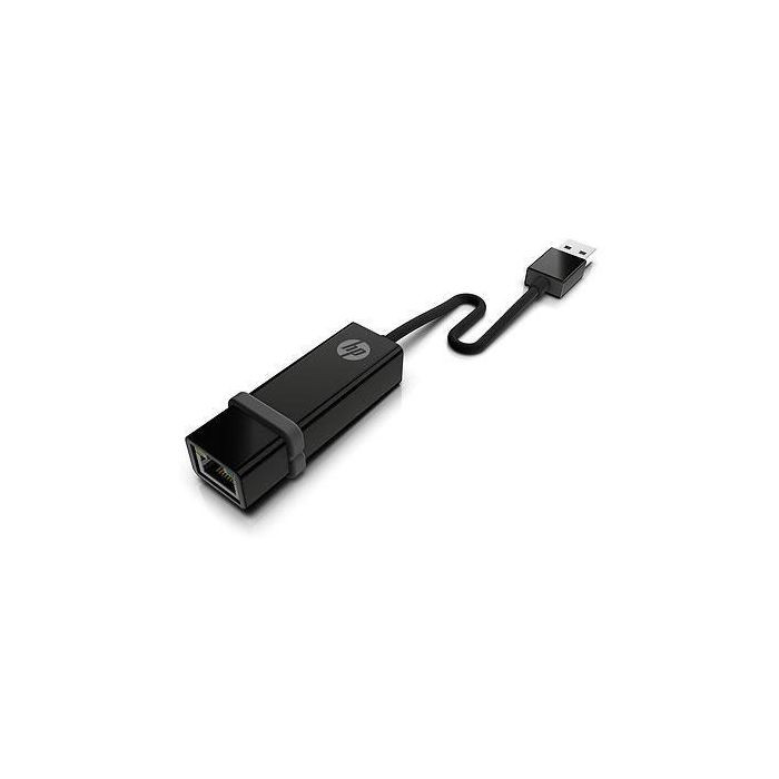 Hewlett Packard Enterprise XZ613AA Adaptador USB Ethernet Negro para HP Slate 500