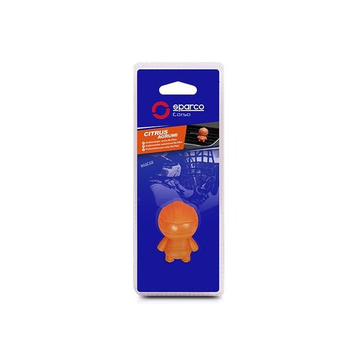 Ambientador para Coche Sparco Piloto cítrico Naranja (48 mm) 2 Ambientador para Coche Sparco Piloto cítrico Naranja (48 mm) 2