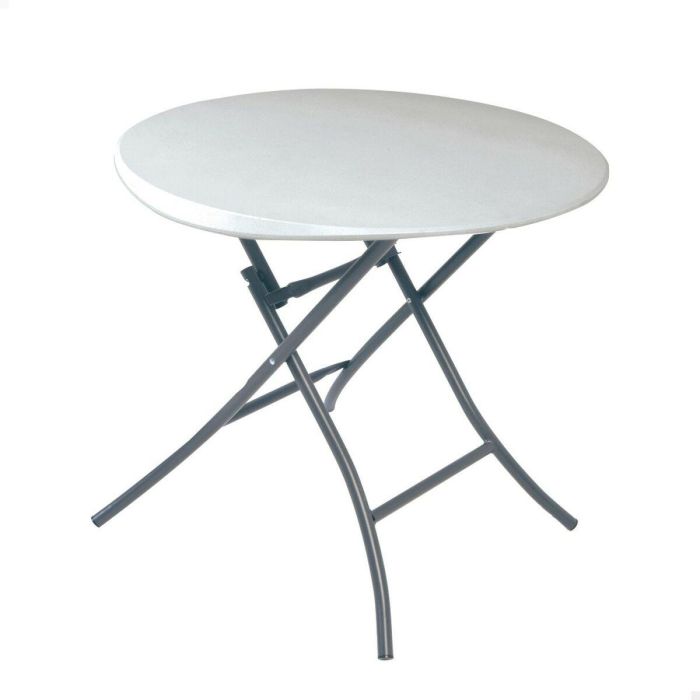 Mesa auxiliar Lifetime Blanco 83,5 x 73,5 x 83,5 cm Acero Plástico 0 Mesa auxiliar Lifetime Blanco 83,5 x 73,5 x 83,5 cm Acero Plástico 0