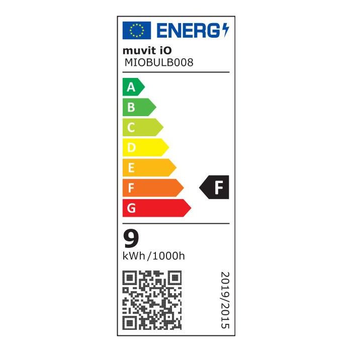 muvit iO bombilla inteligente A60 E27/8,5W/800lm RGB+BlancosD60 H110 (Tasa RAEE incluida) 5 muvit iO bombilla inteligente A60 E27/8,5W/800lm RGB+BlancosD60 H110 (Tasa RAEE incluida) 5