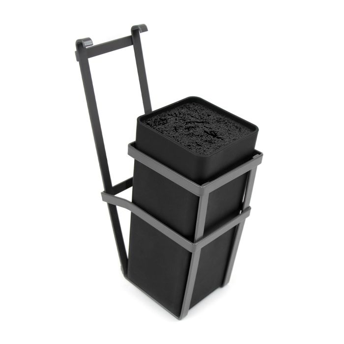 Emuca Portacuchillos de cocina Titane, Acero y Plástico, Gris antracita 0 Emuca Portacuchillos de cocina Titane, Acero y Plástico, Gris antracita 0