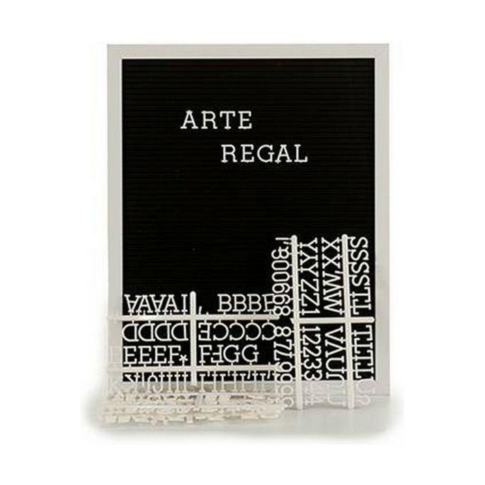 Cuadro Gift Decor Blanco Negro 2,5 x 50,5 x 40,5 cm Panel 144 Letras (12 Unidades) 1 Cuadro Gift Decor Blanco Negro 2,5 x 50,5 x 40,5 cm Panel 144 Letras (12 Unidades) 1