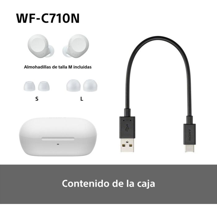 Auriculares Sony WFC710NW.CE7 Blanco 17 Auriculares Sony WFC710NW.CE7 Blanco 17