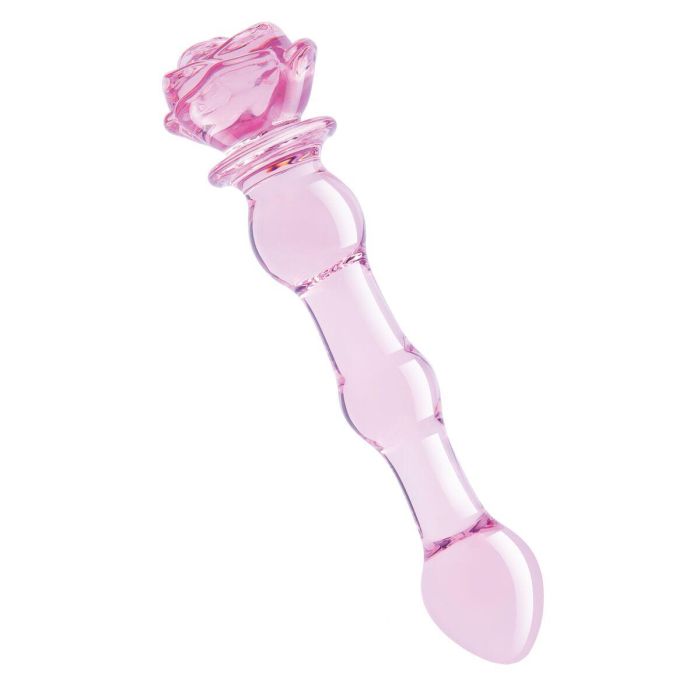 Dildo Dream Toys Glaze Glass Rosa 3 Dildo Dream Toys Glaze Glass Rosa 3