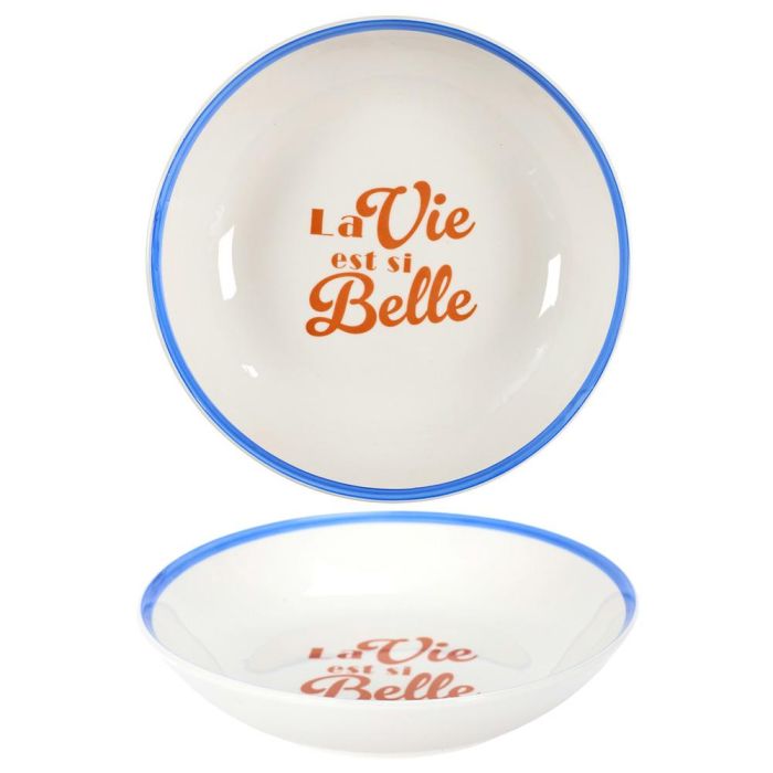 Juego De 4 Platos Hondos Home Deco Factory diámetro 20 cm 5 Juego De 4 Platos Hondos Home Deco Factory diámetro 20 cm 5