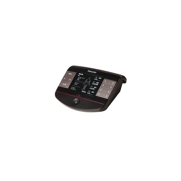 Beurer EM-89 Electroestimulador Digital con Función de Calor y 8 Electrodos para Regeneración Muscular y Relajación