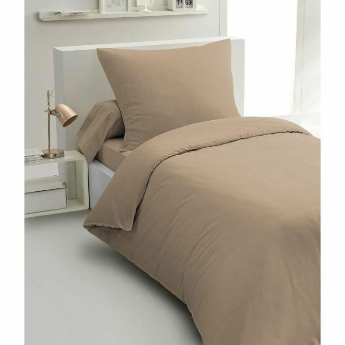 Home Linge Passion Juego de edredón de 2 piezas HP72071 Microfibra 82 g 140 x 200 cm Beige