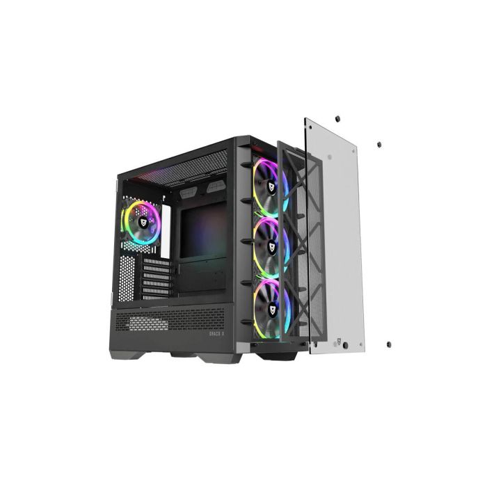 Caja Semitorre ATX Nfortec NF-CS-DRACOX-B Negro 4