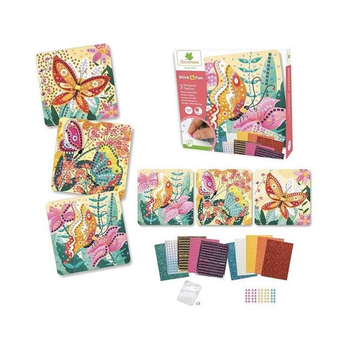 Mosaico mariposas set de manualidades 4 Mosaico mariposas set de manualidades 4