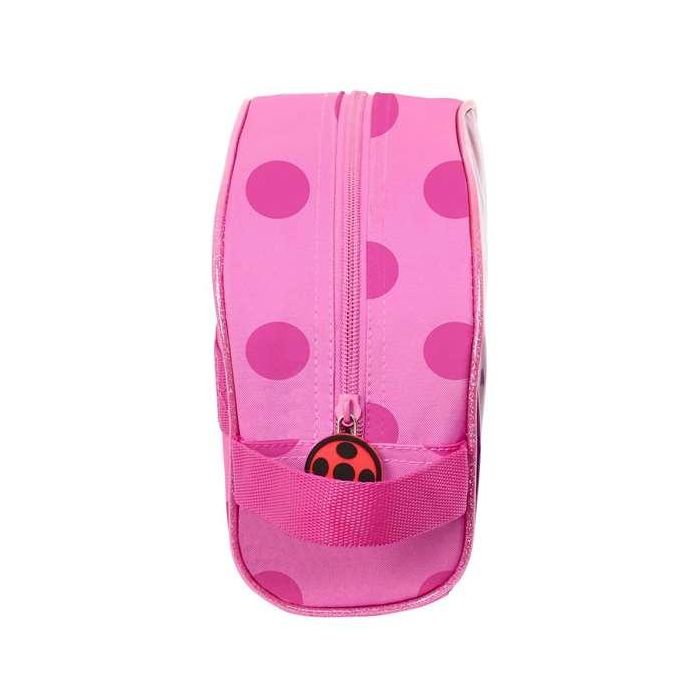 Neceser Escolar Lady Bug Fucsia 26 x 16 x 9 cm 3 Neceser Escolar Lady Bug Fucsia 26 x 16 x 9 cm 3