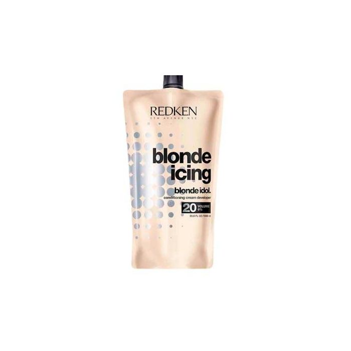 Redken Blonde Glam Conditioning Cream Developer 20 Vol. 6% – Revelador en Crema para Decoloraciones 1000ml