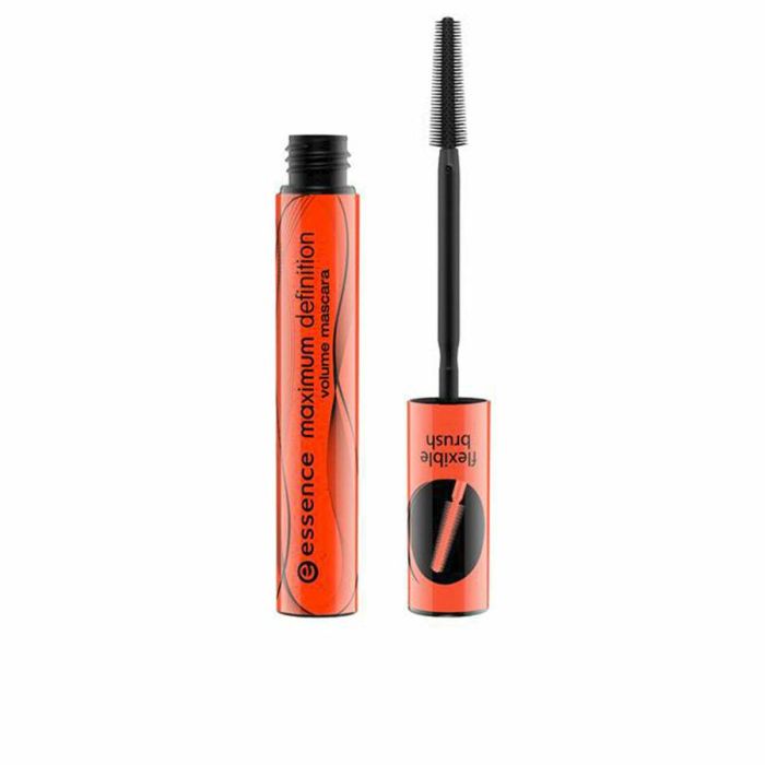 Essence MAXIUM DEFINITION volume mascara | Máscara de Pestañas Volumen Extremo, Longitud, Negro Intenso | 8 ml Vegano Cruelty Free