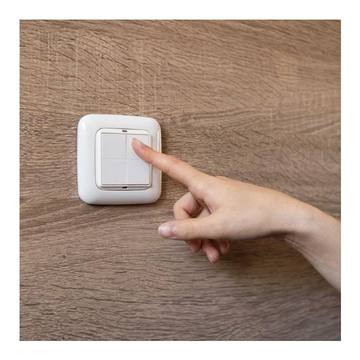 Shelly Plug & Play "BLU Wall" Switch 4 Adapter Busch-Jaeger Weiß 2