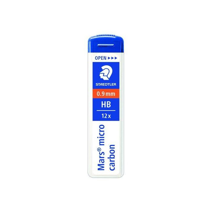 Minas Staedtler 250 Mars Micro Carbon 0,9 - Hb (Tubo De 12) 12 unidades