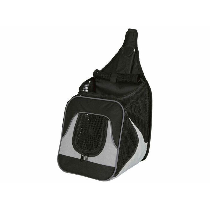 Mochila para Mascotas Trixie Savina Negro Gris Poliéster 30 × 33 × 26 CM 4