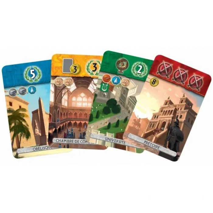 Asmodee 7 Wonders Duel Juego de mesa para 2 jugadores Idioma francés 3