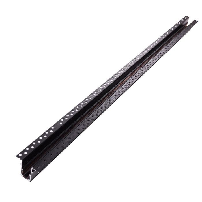 Carril Magnético Empotrado 20mm Negro 1M 1 Carril Magnético Empotrado 20mm Negro 1M 1