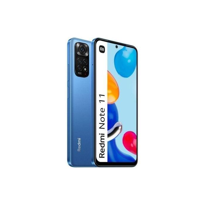 Xiaomi Redmi Note 11 MZB0AO2EU Smartphone 6.43" AMOLED 90Hz FHD+ Snapdragon 680, 6GB RAM, 128GB, Cámara 50MP, NFC, Batería 5000 mAh, Azul Ocaso 1 Xiaomi Redmi Note 11 MZB0AO2EU Smartphone 6.43" AMOLED 90Hz FHD+ Snapdragon 680, 6GB RAM, 128GB, Cámara 50MP, NFC, Batería 5000 mAh, Azul Ocaso 1