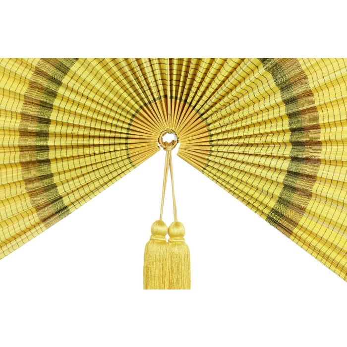 DKD Home Decor Decoración Pared Oriental Bambú Natural 4 x 52 x 107 cm (2 Unidades) 1