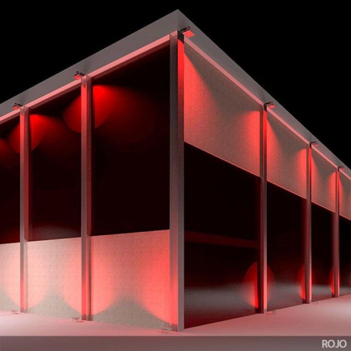 Brico BQFS29050B-R Foco Proyector LED 50W 4250Lm Rojo IP65 de Aluminio, Larga Duración 40.000H para Exterior/Interior 4 Brico BQFS29050B-R Foco Proyector LED 50W 4250Lm Rojo IP65 de Aluminio, Larga Duración 40.000H para Exterior/Interior 4