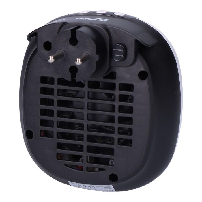 Edm Mini calefactor cerámico 700W con pantalla LED, programador 12h, función ventilador - 12,4x13,5x10,8cm 2 Edm Mini calefactor cerámico 700W con pantalla LED, programador 12h, función ventilador - 12,4x13,5x10,8cm 2