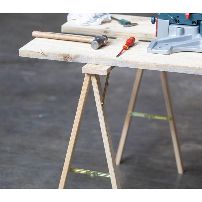 Astigarraga Caballete Plegable Pino Macizo 73,5 x 79,5 x 40 cm Profesional Doméstico