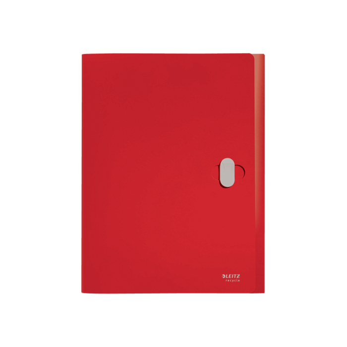 Leitz Carpeta Polipropileno Proyectos 38mm Cierre Broche Giratorio A4 Recycle Rojo 46230025 1