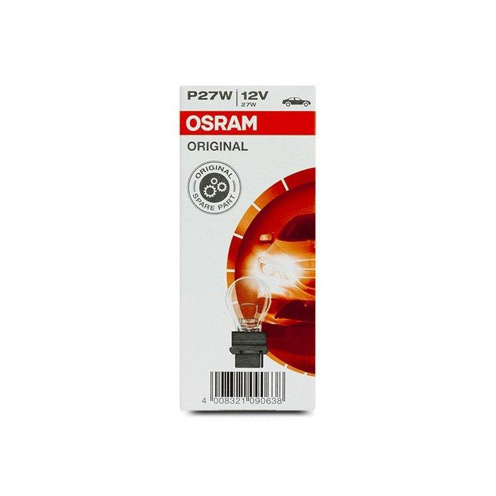 Osram 3156 P27W Bombilla Indicadora 12V 27W W2.5x16d Señalización, Antiniebla, Marcha Atrás, Posición (Pack 10) 2