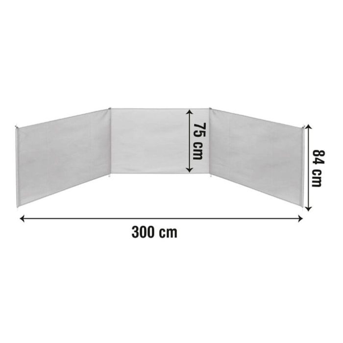 Paravientos Aktive 300 x 84 x 2 cm 300 x 85 x 2 cm 1