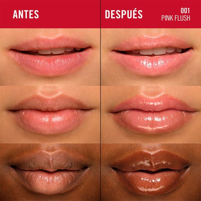 Rimmel London OH MY GLOSS! Brillo Labial #001-Pink Flush 6 ml