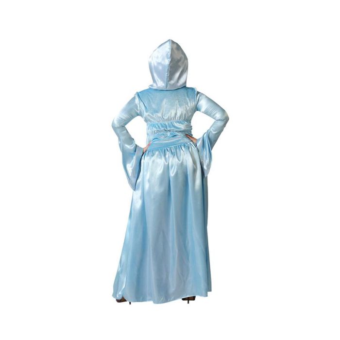 Disfraz Hada Madrina Vestido Azul Largo Mujer Adulto XL 2