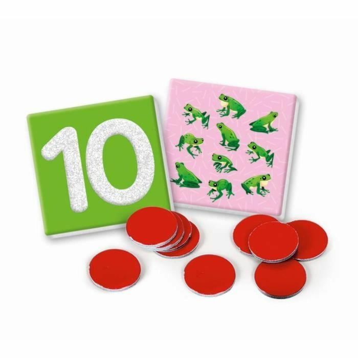 Montessori - Clementoni - Números táctiles - Juego educativo de aprendizaje de los números - 10 cartas de números aproximados - A partir de 3 años 2