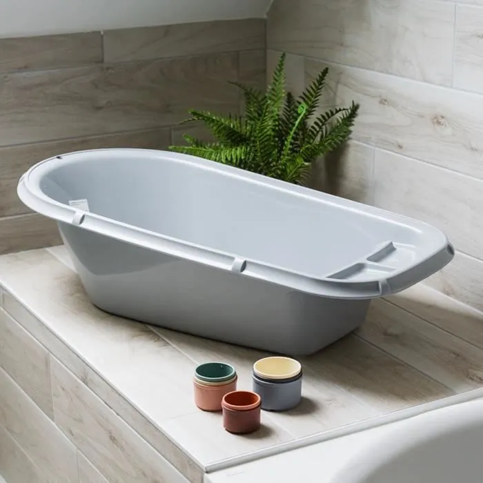 Thermobaby LUXURY TUB Bañera Infantil Plegable Charming Grey con Tapón de Drenaje Estable Robusta Antideslizante para Bebé 5 Thermobaby LUXURY TUB Bañera Infantil Plegable Charming Grey con Tapón de Drenaje Estable Robusta Antideslizante para Bebé 5