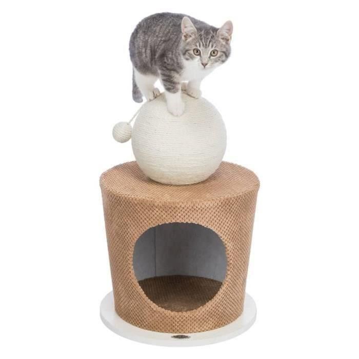 TRIXIE refugio acogedor - Con bola rascadora - ø 36 × 50 cm - Taupe 3 TRIXIE refugio acogedor - Con bola rascadora - ø 36 × 50 cm - Taupe 3