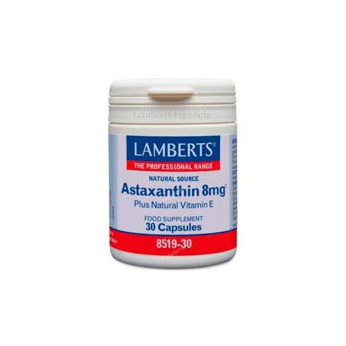 Astaxantina 8 Mg Con Vitamina E Natural