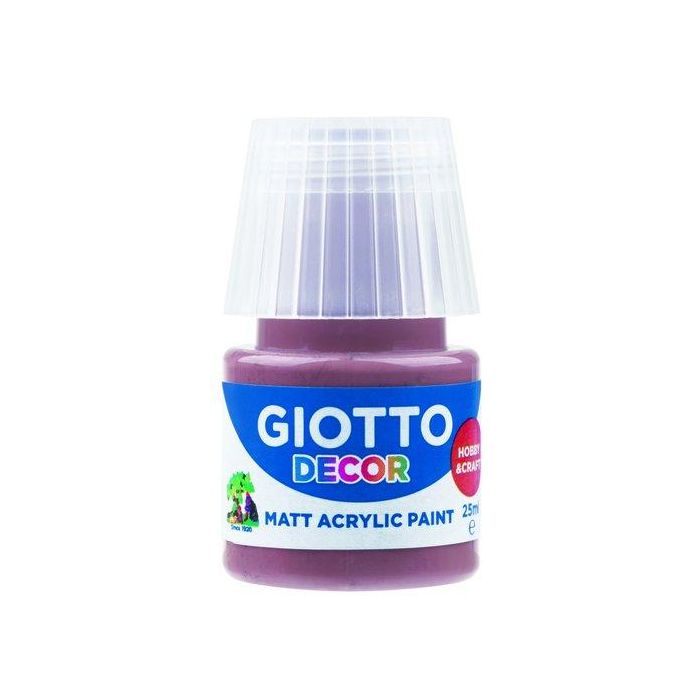Pintura Acrilica Giotto 25 Ml (Bote) Marron Tierra (Set de 6)