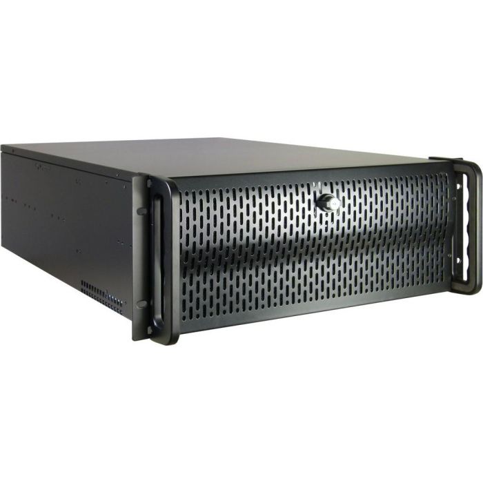 Inter-Tech 4U-4129L Rack Servidor 19" 4U Metálico Plata compatible ATX EATX Micro ATX