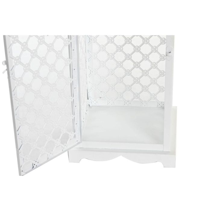 Farola Arabe DKD Home Decor Blanco 24 x 74 x 24 cm Set de 3 1