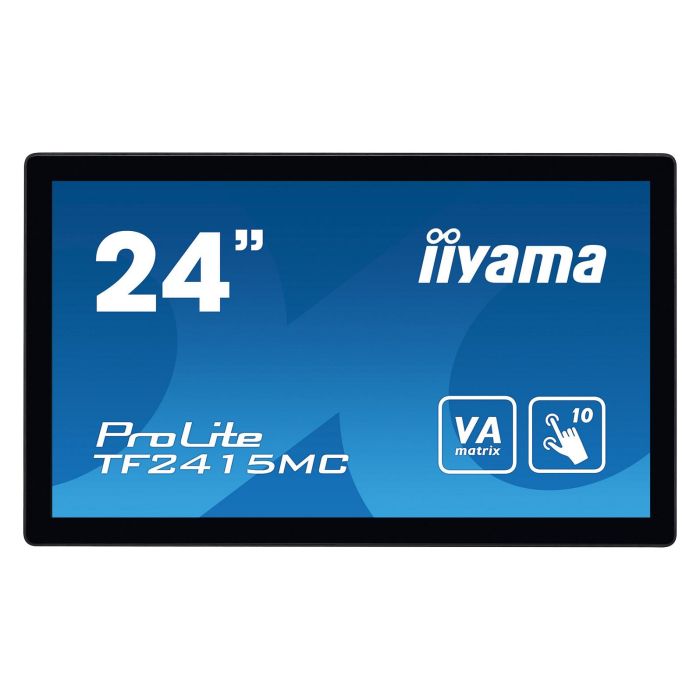 iiyama TF2415MC-B2 - Monitor táctil multitouch profesional de 23.8" (60.5 cm), Full HD 1920x1080, panel VA, HDMI, DisplayPort, USB, IP65 iiyama TF2415MC-B2 - Monitor táctil multitouch profesional de 23.8" (60.5 cm), Full HD 1920x1080, panel VA, HDMI, DisplayPort, USB, IP65