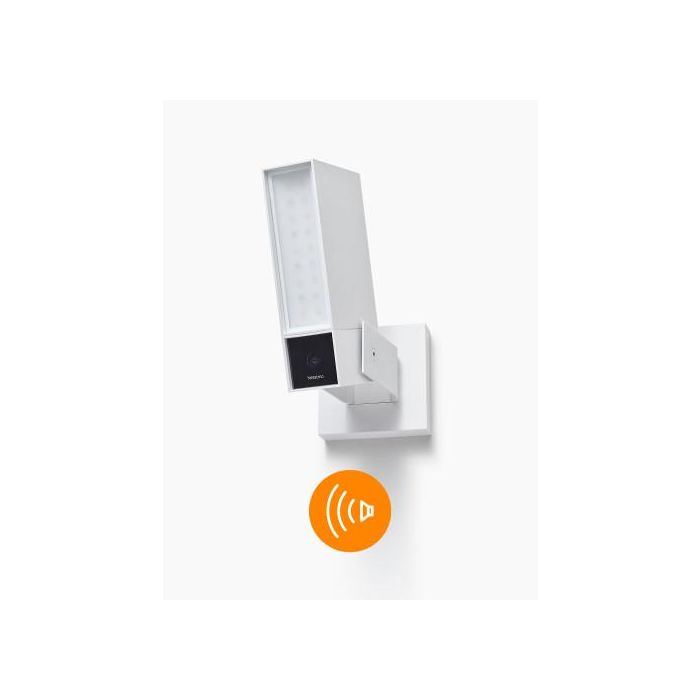 Netatmo Cámara Exterior Inteligente con Sirena [Blanca]