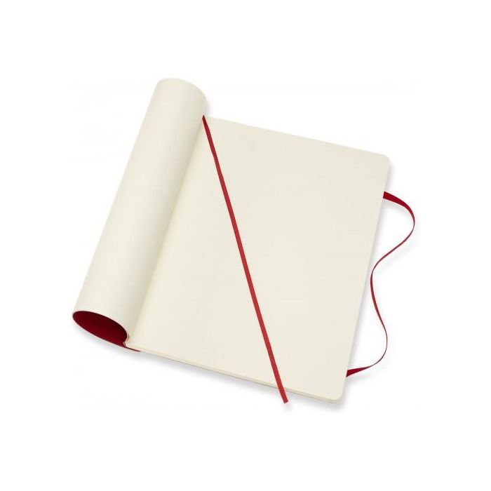 Moleskine Librera Clásica Tapa Blanda Rojo Escarlata XL 19x25cm Lisa 192 Páginas QP623F2 1